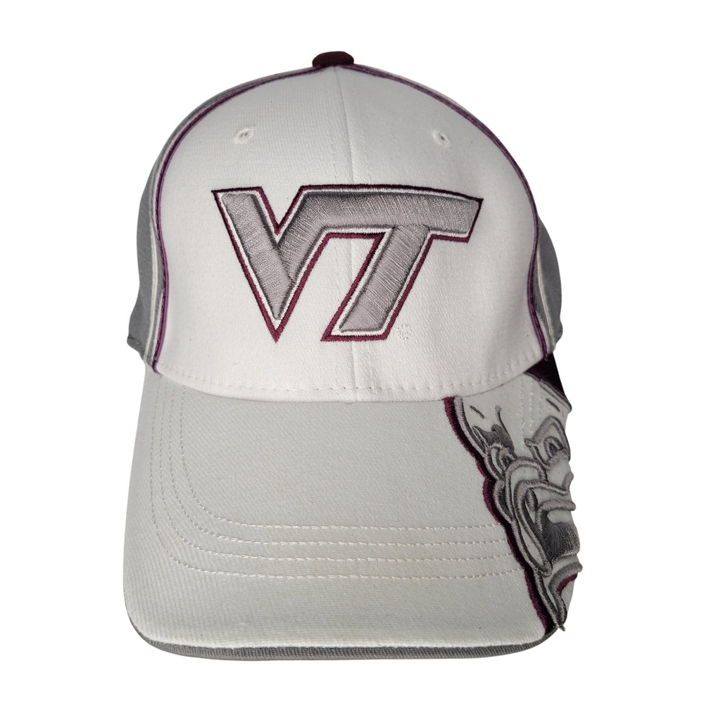 Virginia Tech Hokies VT Raised Hokie Bird Embroidered Graphic L/XL Hat RARE‎